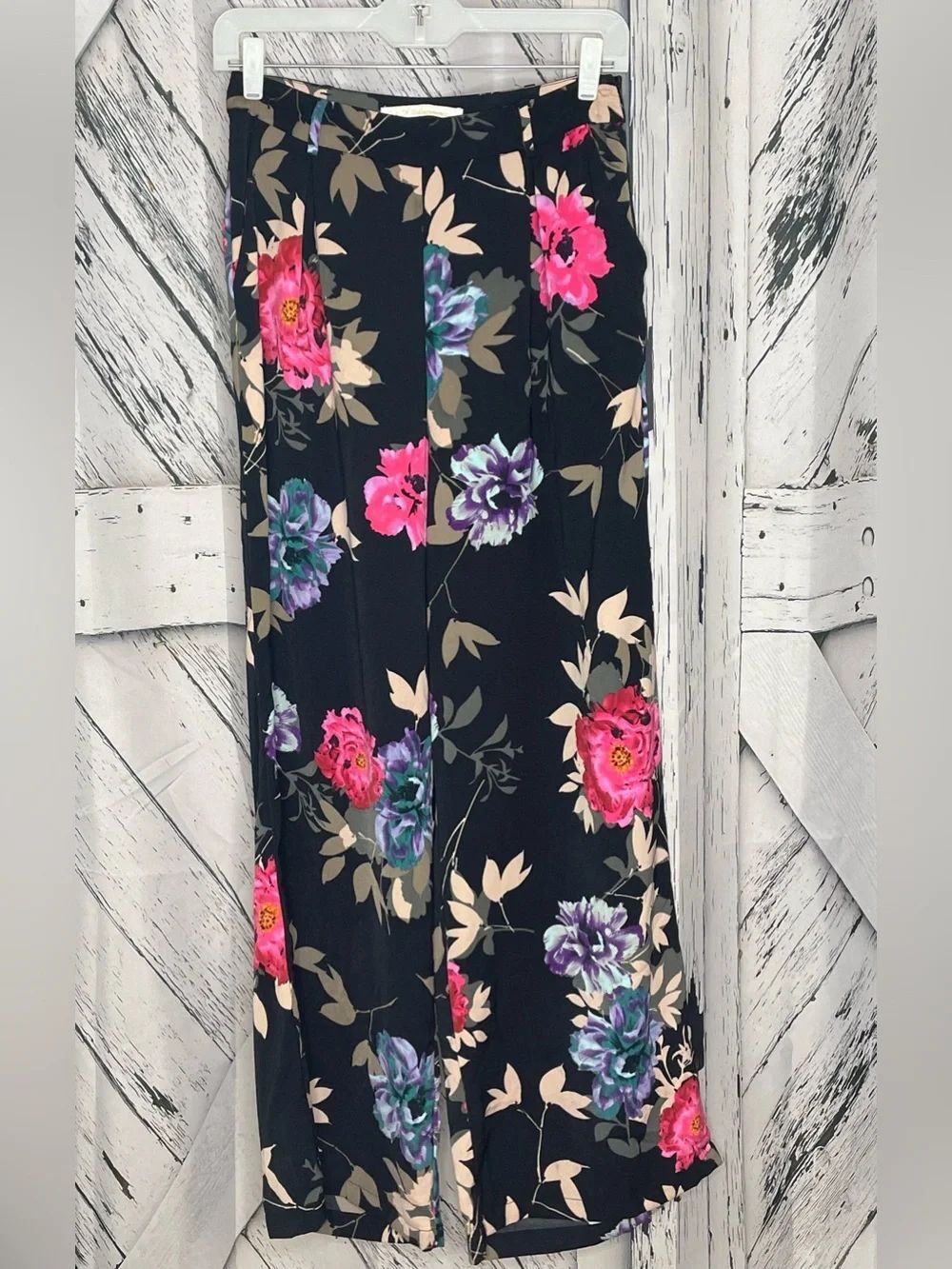 Gaudi Wherever Woman Floral Pants Trousers Size 40 Small